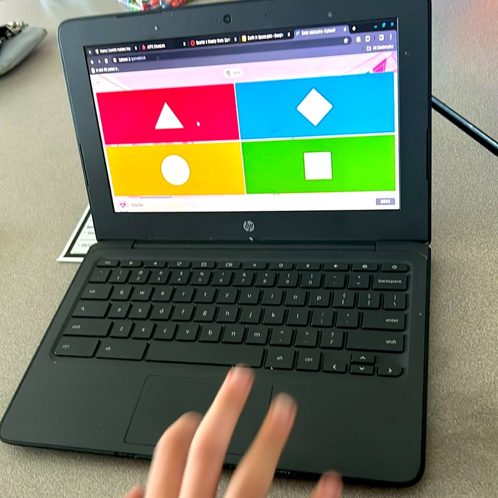 School Chromebook